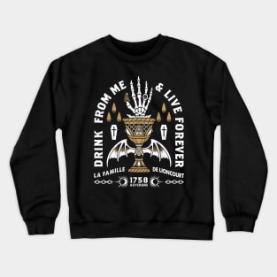 Drink From Me - Lestat Vampire Crewneck Sweatshirt